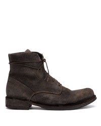 Bottes de loisirs en daim marron foncé Officine Creative