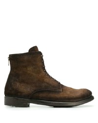 Bottes de loisirs en daim marron foncé Officine Creative