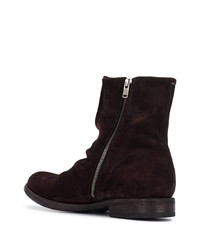 Bottes de loisirs en daim marron foncé Pantanetti