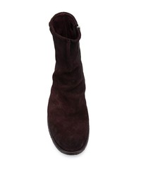 Bottes de loisirs en daim marron foncé Pantanetti