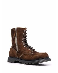 Bottes de loisirs en daim marron foncé Premiata