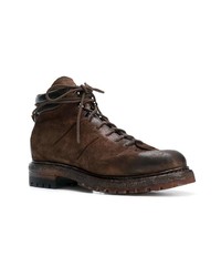 Bottes de loisirs en daim marron foncé Silvano Sassetti