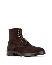 Bottes de loisirs en daim marron foncé Scarosso