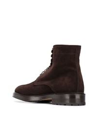 Bottes de loisirs en daim marron foncé Scarosso