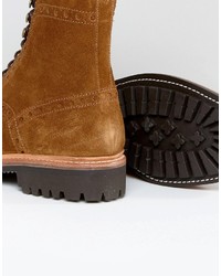 Bottes de loisirs en daim marron Grenson