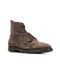 Bottes de loisirs en daim marron Alberto Fasciani