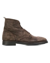 Bottes de loisirs en daim marron Alberto Fasciani