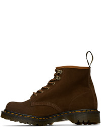 Bottes de loisirs en daim marron Dr. Martens