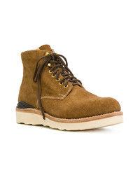 Bottes de loisirs en daim moutarde VISVIM