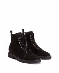 Bottes de loisirs en daim noires Giuseppe Zanotti