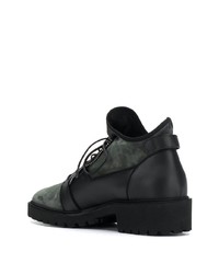 Bottes de loisirs en daim noires Giuseppe Zanotti