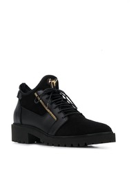 Bottes de loisirs en daim noires Giuseppe Zanotti