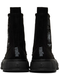 Bottes de loisirs en daim noires Viron