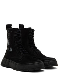 Bottes de loisirs en daim noires Viron