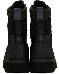 Bottes de loisirs en daim noires Heron Preston