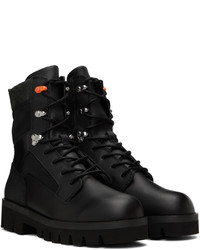 Bottes de loisirs en daim noires Heron Preston