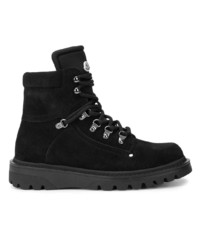 Bottes de loisirs en daim noires Moncler