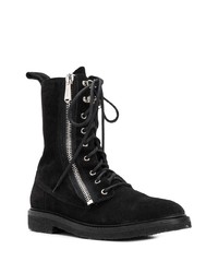 Bottes de loisirs en daim noires Balmain