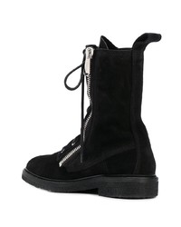 Bottes de loisirs en daim noires Balmain