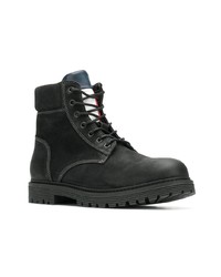 Bottes de loisirs en daim noires Tommy Hilfiger