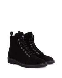 Bottes de loisirs en daim noires Giuseppe Zanotti