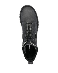 Bottes de loisirs en daim noires Premiata