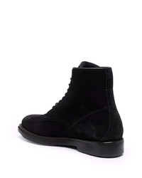 Bottes de loisirs en daim noires Silvano Sassetti