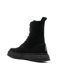 Bottes de loisirs en daim noires Viron