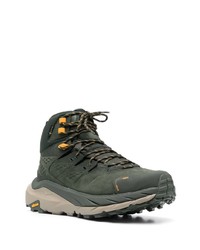 Bottes de loisirs en daim vert foncé Hoka One One