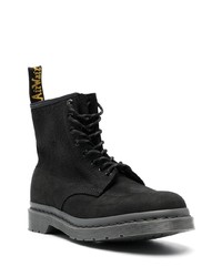 Bottes de loisirs en nubuck noires Dr. Martens