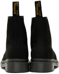 Bottes de loisirs en nubuck noires Dr. Martens