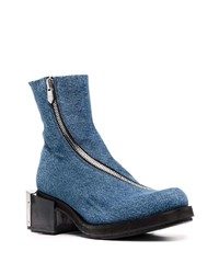 Bottes de loisirs en toile bleues Gmbh