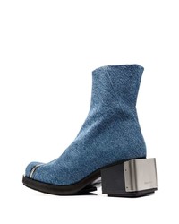 Bottes de loisirs en toile bleues Gmbh