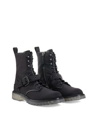 Bottes de loisirs en toile noires Giuseppe Zanotti