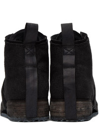 Bottes de loisirs en toile noires Boris Bidjan Saberi