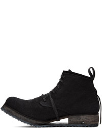 Bottes de loisirs en toile noires Boris Bidjan Saberi