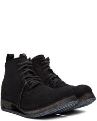 Bottes de loisirs en toile noires Boris Bidjan Saberi