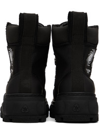 Bottes de loisirs en toile noires Viron