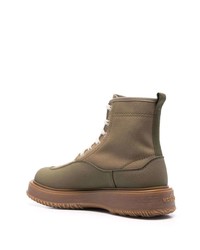 Bottes de loisirs en toile olive Hogan