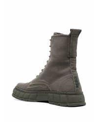 Bottes de loisirs en toile vert foncé Viron