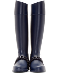 Bottes de pluie bleu marine Givenchy