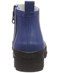 Bottes de pluie bleues Sanita