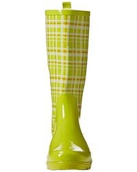 Bottes de pluie chartreuses Playshoes