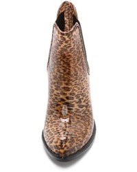 Bottes de pluie imprimées léopard marron Jeffrey Campbell