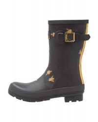 Bottes de pluie imprimées noires Tom joule
