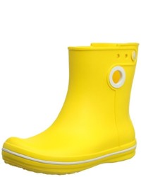 Bottes de pluie jaunes Crocs