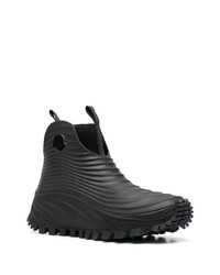 Bottes de pluie noires Moncler