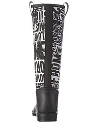 Bottes de pluie noires Desigual