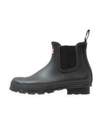 Bottes de pluie noires Hunter