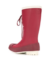 Bottes de pluie rouges Undercover